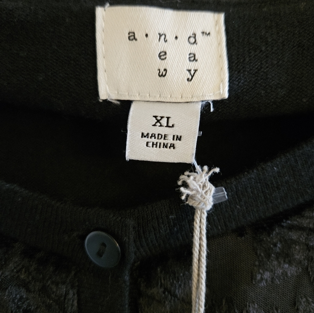 Lightweight Button Down Cardigan Women XL -- NWT - Picture 5 of 6